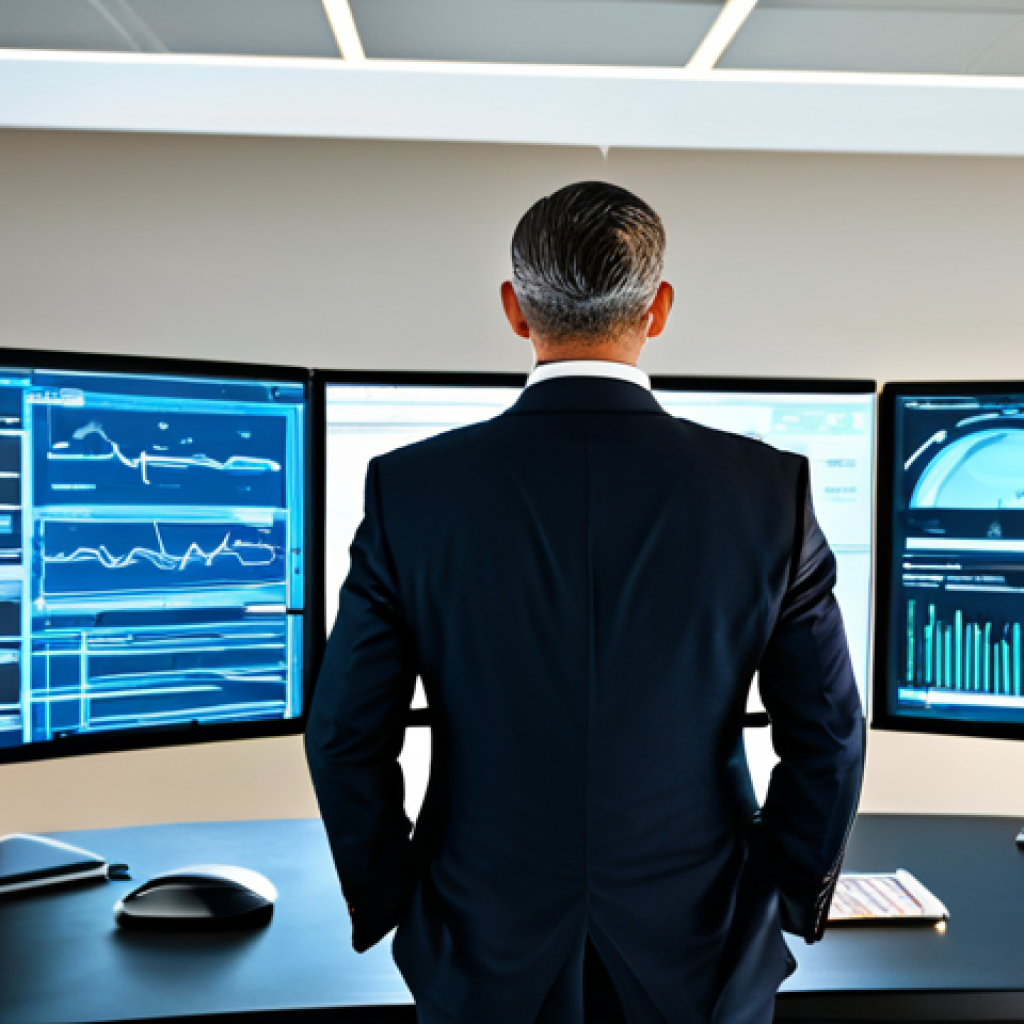 보안 오케스트레이션 자동화의 지속 가능성 분석 - SOAR Integration & Data Flow**
"A brightly lit, modern security operations center. Multiple data st...
