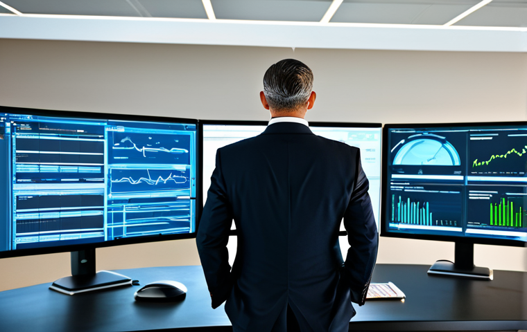보안 오케스트레이션 자동화의 지속 가능성 분석 - SOAR Integration & Data Flow**

"A brightly lit, modern security operations center. Multiple data st...