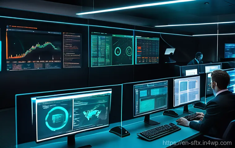 보안 오케스트레이션과 예측 모델링 - **A Unified Front: Orchestrated and Intelligent Defense**
    "A highly detailed, cinematic digital ...