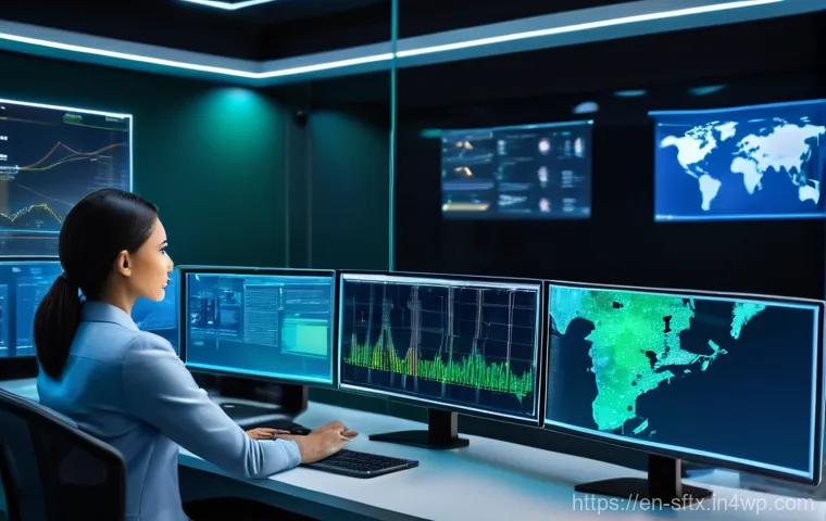 보안 오케스트레이션의 실시간 모니터링 - **Image Prompt: "Drowning in Data: The Overwhelmed Analyst"**
    A male cybersecurity analyst in hi...
