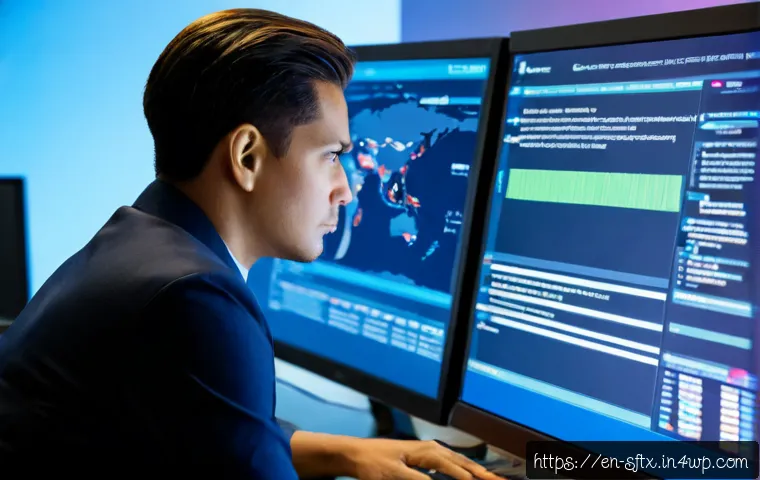 Home 17 보안 오케스트레이션 자동화의 시나리오 분석 - Photorealistic cybersecurity operations center, diverse security analyst reviewing an automated inci...